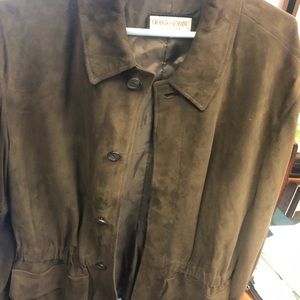 Giorgio Armani le collezioni suede jacket